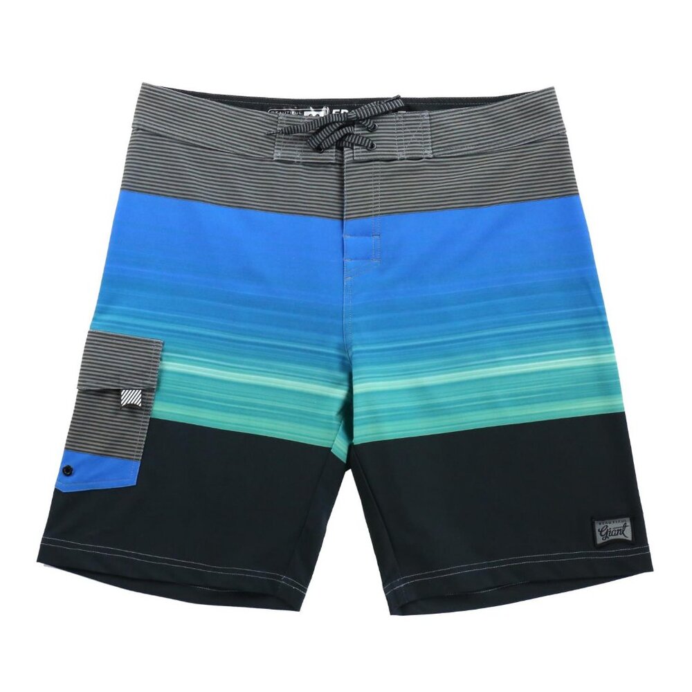 Polyester Spandex Blend Men's Swim Trunk with Pocket no Liner